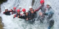 Canyoningparcour in unserem Tal mit der Jugendpension Müllauerhof